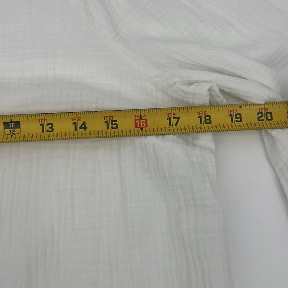 Universal Thread Goods Co. White Gauze Peasant Blouse Women's Sz. X-Small - Picture 6 of 8